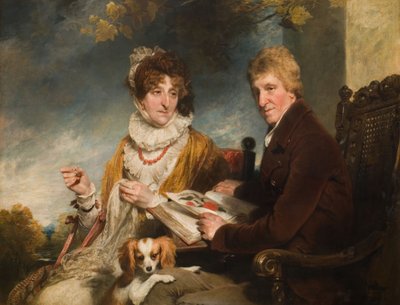 Portrett av en mann og en kvinne, 1818. av William Owen