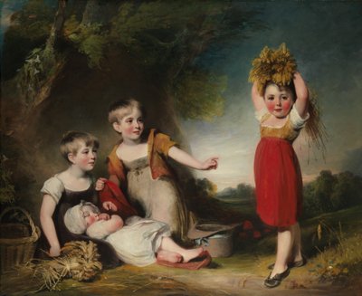 Barnebarna til Sir William Heathcote, 3. Baronet. av William Owen
