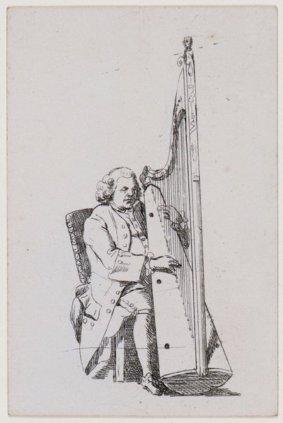John Parry spiller harpe, c1760-1780. av William Parry