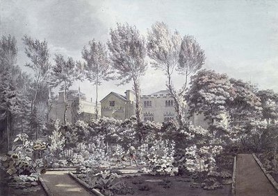 The Garden at Strawberry Hill, ca. 1780 (akvarell på papir) av William Pars