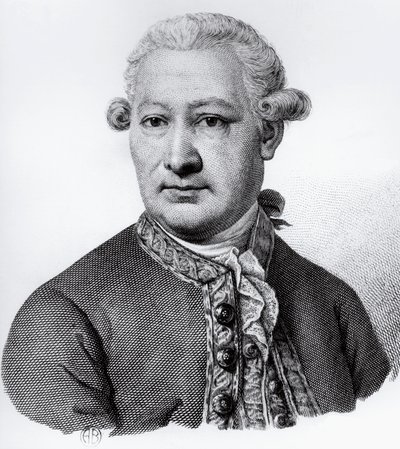 Portrett av Giovanni Alessandro Brambilla (1728-1800), baron av Carpiano, italiensk anatom, patolog og lege, gravering av Nicolas Toussaint Charlet