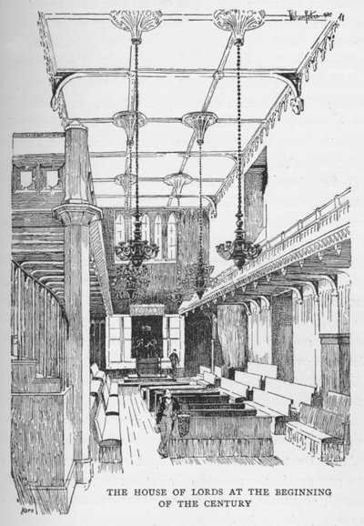 The House of Lords ved begynnelsen av århundret, c1897 av William Patten