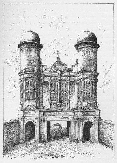 The King Street Gate, Westminster, revet 1723, c1897 av William Patten
