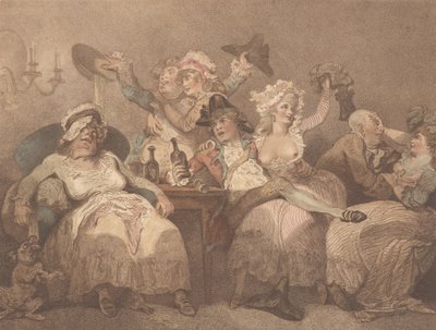 En skisse fra naturen, 24. januar 1784. av William Paulet Carey