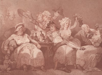 En skisse fra naturen, 24. januar 1784. av William Paulet Carey