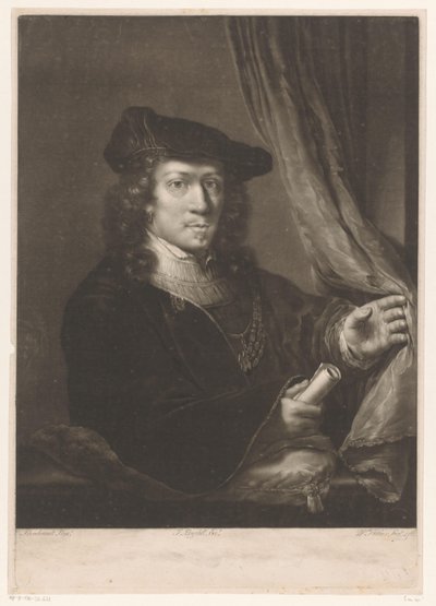 Portrett av en ukjent mann av William Pether
