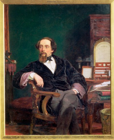 Charles Dickens , engelsk forfatter, 1800-tallet av William Powell Frith