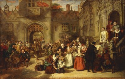 Kommer til alder i gammel tid, 1849 av William Powell Frith