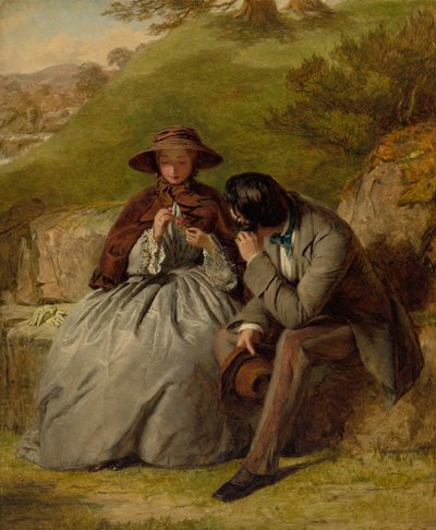 The Lovers, 1855. av William Powell Frith