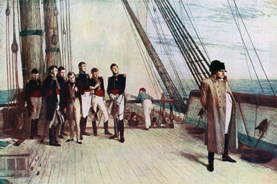 Napoleon om bord på Bellerophon, 1815, 1880. av William Quiller Orchardson
