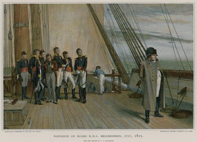 Napoleon om bord på HMS Bellerophon av William Quiller Orchardson