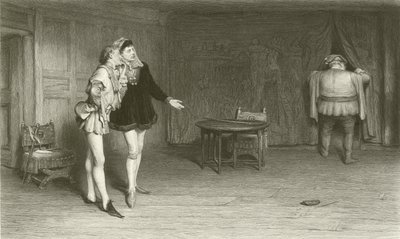 Prins Henry Poins og Falstaff av William Quiller Orchardson