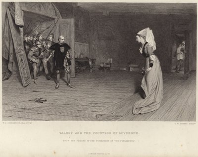 Talbot og grevinnen av Auvergne av William Quiller Orchardson