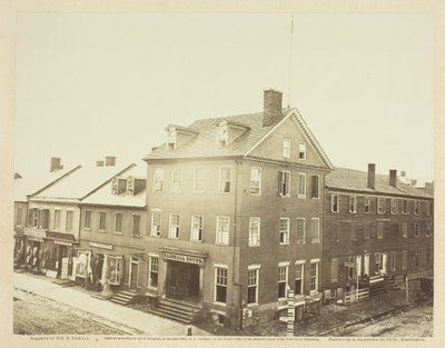 Marshall House, Alexandria, Virginia, august 1862. av William R. Pywell