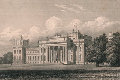 Blenheim, South East View, Oxfordshire, 1831. av William Radclyffe