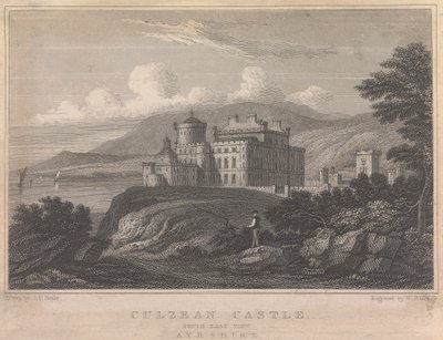 Culzean Castle, South East View, Ayrshire; side 84 (bind 1) av William Radclyffe