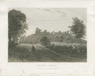 Dudley Castle: stålgravering, nd [c1831] (trykk) av William Radclyffe