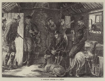 Et høylandsly i en storm av William Ralston
