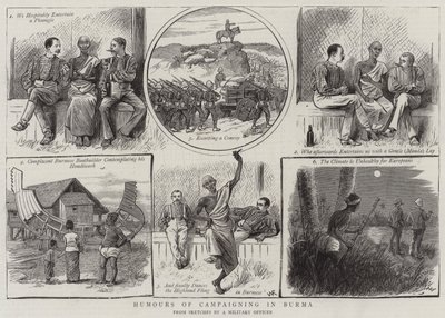 Humor om kampanje i Burma av William Ralston