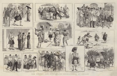 Argyll og Sutherland Highlanders på Ceylon av William Ralston