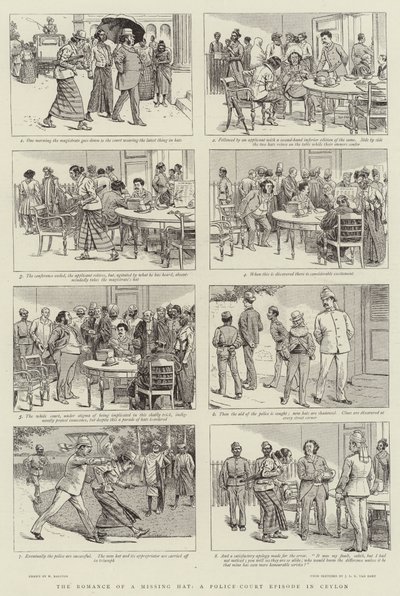 The Romance of a Missing Hat, en politirettsepisode på Ceylon av William Ralston