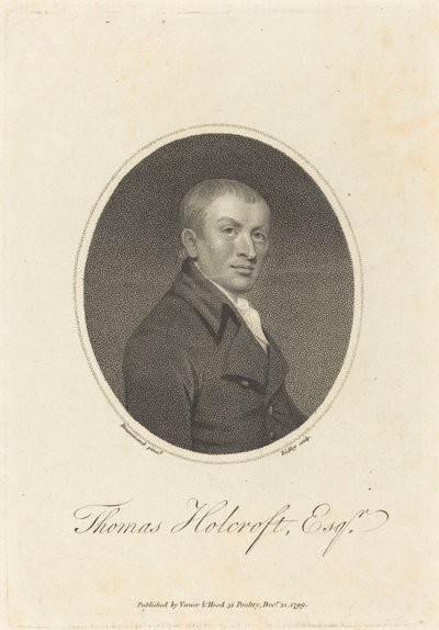 Thomas Holcroft av William Ridley after Samuel Drummond