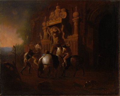 Hester ved en fontene av William Rimmer