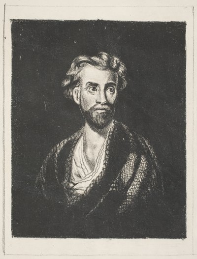Portrett av en mann (en profet), av 1979 (litho) av William Rimmer