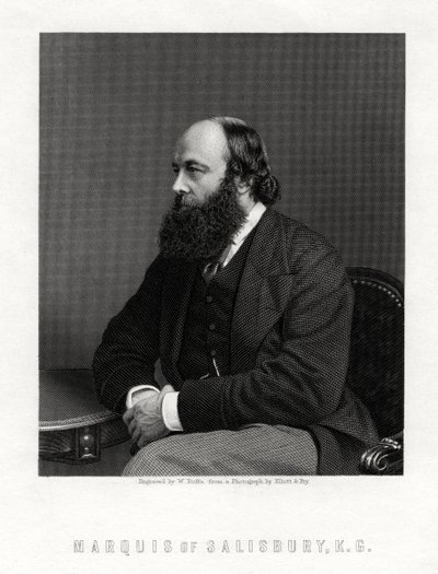 Robert Arthur Talbot Gascoyne-Cecil, 3. markis av Salisbury, britisk statsmann, 1800-tallet av William Roffe