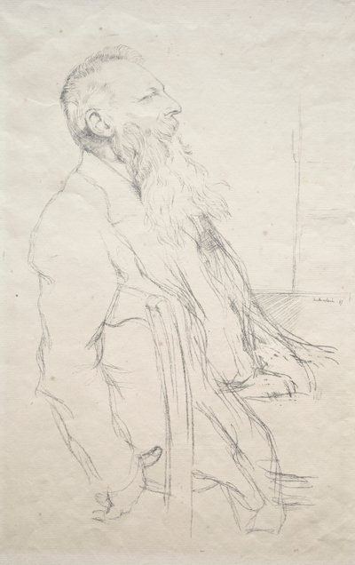 Auguste Rodin av William Rothenstein