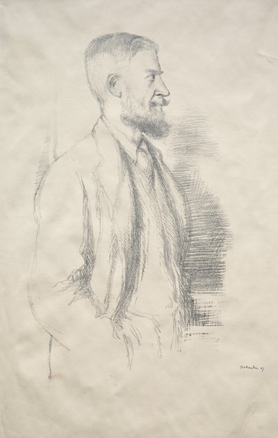 George Bernard Shaw av William Rothenstein