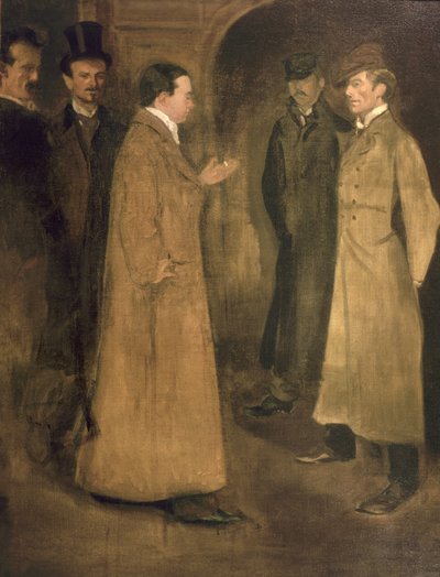 Gruppeportrett av William Rothenstein