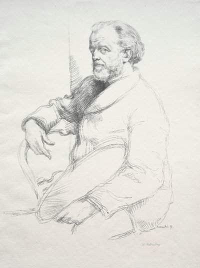 Henri Fantin-Latour, 1897. av William Rothenstein