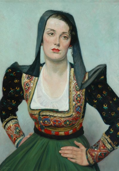 Miss Grant (olje på lerret) av William Rothenstein