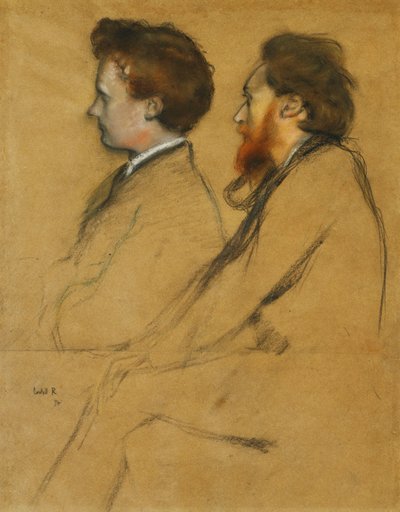Mr Charles Ricketts og Mr Charles Hazlewood Shannon av William Rothenstein