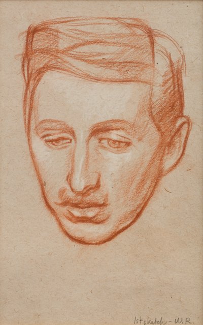 Portrett av EM Forster av William Rothenstein