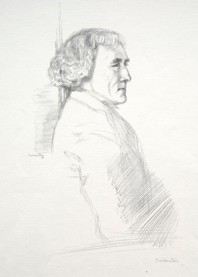 Sir Henry Irving, 1898. av William Rothenstein