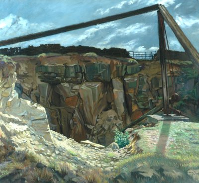 The Old Quarry, Hawksworth av William Rothenstein