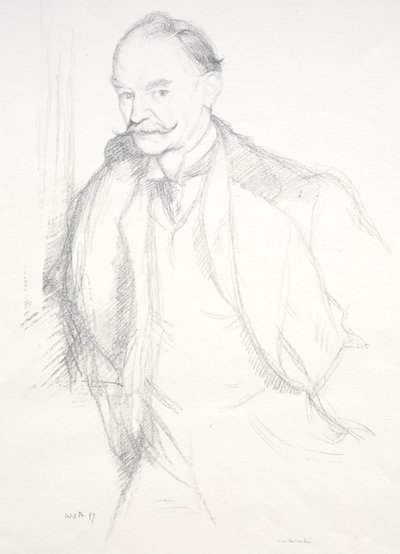 Thomas Hardy, 1897. av William Rothenstein