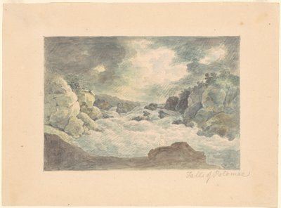 Falls of the Potomac av William Russell Birch
