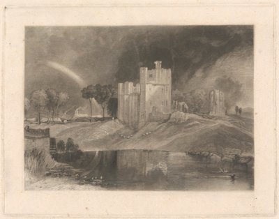 Brougham Castle, nær krysset mellom elvene Eamont og Lowther av William Say