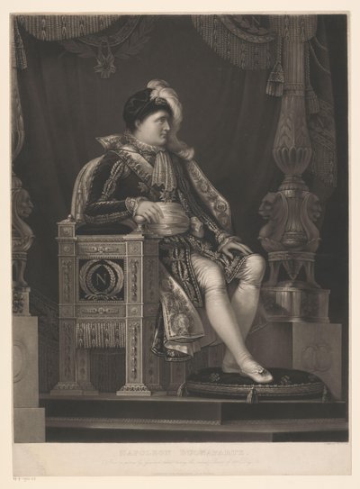 Portrett av Napoleon Bonaparte Napoleon Buonaparte (tittel på objekt) av William Say