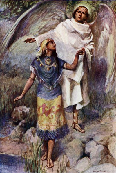 De gamle gudene beseiret, en prinsesse av det gamle Mexico blir vist at en ny tro kommer av William Sewell