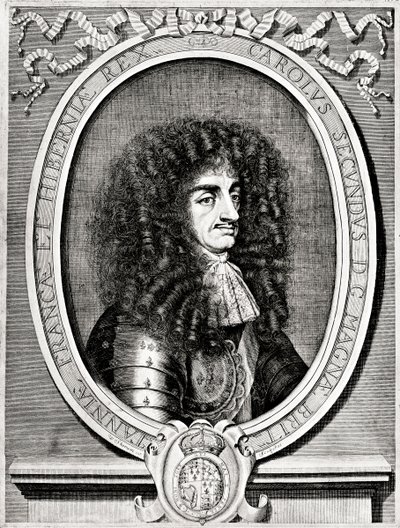 Charles II, konge av Storbritannia og Irland, 1800-tallet av William Sherwin