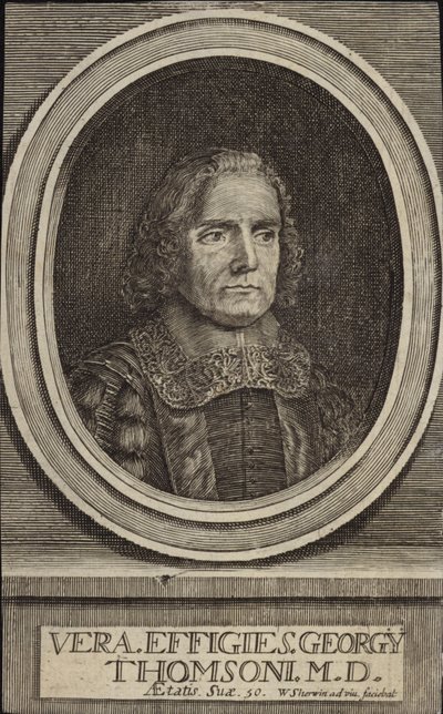 George Thomson en engelsk lege, medisinsk forfatter og brosjyre av William Sherwin