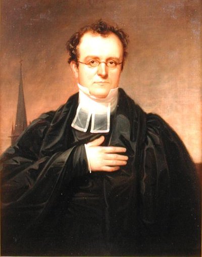 Biskop Benjamin Tredwell Onderdonk (1791-1861), ca. 1830-33 (olje på lerret) av William Sidney Mount