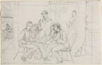 Catching a Tune, sannsynligvis 1867. av William Sidney Mount