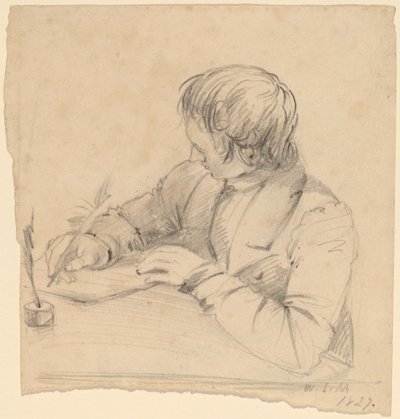 Shepard Alonzo Mount, tjuetre år [recto] av William Sidney Mount
