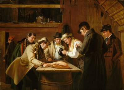 The Raffle (Raffling for the Goose) av William Sidney Mount