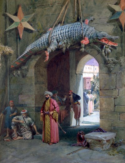 En døråpning i Kairo, 1884 av William Crimea Simpson